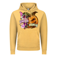 Vintage Mustard Sorta sweet sorta spooky Vintage Hoodie - NancyCooperArtShop