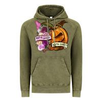 Vintage Olive Sorta sweet sorta spooky Vintage Hoodie - NancyCooperArtShop