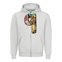 Dove Grey Farm Life Alphabet Lowercase Letters Q Zipper Hoodie - BundleAndBundleShop