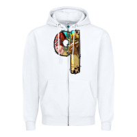 White Farm Life Alphabet Lowercase Letters Q Zipper Hoodie - BundleAndBundleShop