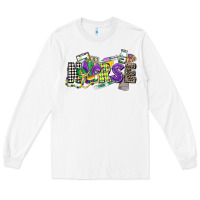 White nurse mardi gras Long Sleeve Tee - CowGirlArtShop