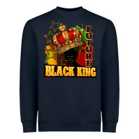 Navy Future black king Heavyweight Sweatshirt - FaDigitalArtStudio