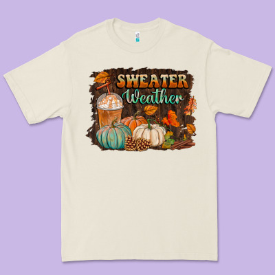 Sweater Weather Premium Tee Designed By Bundleandbundleshop