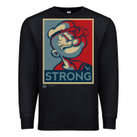 Black 1 popeye strong brand a transparent Premium Sweatshirt - tuanDangUi
