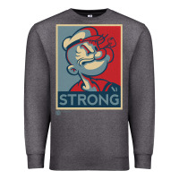 Charcoal Heather 1 popeye strong brand a transparent Premium Sweatshirt - tuanDangUi