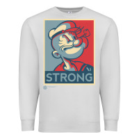 Dove Grey 1 popeye strong brand a transparent Premium Sweatshirt - tuanDangUi