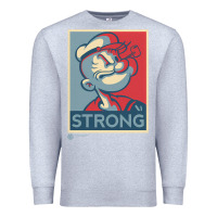 Heather Grey 1 popeye strong brand a transparent Premium Sweatshirt - tuanDangUi