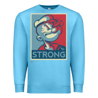 Ocean Blue 1 popeye strong brand a transparent Premium Sweatshirt - tuanDangUi