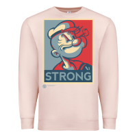 Pale Pink 1 popeye strong brand a transparent Premium Sweatshirt - tuanDangUi