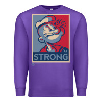 Purple 1 popeye strong brand a transparent Premium Sweatshirt - tuanDangUi