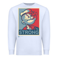 White 1 popeye strong brand a transparent Premium Sweatshirt - tuanDangUi