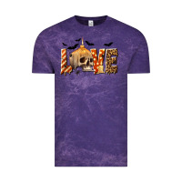 Cloud Purple Halloween Love Vintage Tee - texasbilliewilder
