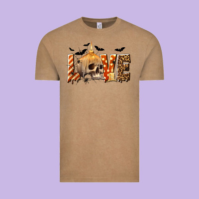 Halloween Love Vintage Tee Designed By Texasbilliewilder