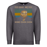 Charcoal Heather give me some chon chon funny quote vintage  popeye lovers blood in blo Premium Sweatshirt - tuanDangUi