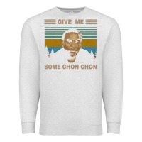 Oatmeal Heather give me some chon chon funny quote vintage  popeye lovers blood in blo Premium Sweatshirt - tuanDangUi