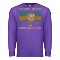 Purple give me some chon chon funny quote vintage  popeye lovers blood in blo Premium Sweatshirt - tuanDangUi