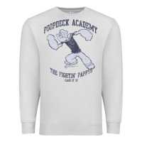 Dove Grey popeye poopdeck academy brand a transparent Premium Sweatshirt - tuanDangUi