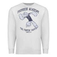 Oatmeal Heather popeye poopdeck academy brand a transparent Premium Sweatshirt - tuanDangUi