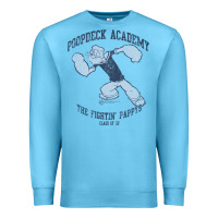 Ocean Blue popeye poopdeck academy brand a transparent Premium Sweatshirt - tuanDangUi