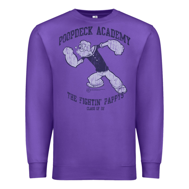 Popeye Poopdeck Academy Brand A Transparent Premium Sweatshirt by tuanDangUi | Teevron