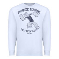 White popeye poopdeck academy brand a transparent Premium Sweatshirt - tuanDangUi