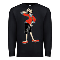 Black olive oyl art Premium Sweatshirt - tuanDangUi