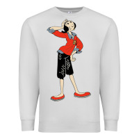 Dove Grey olive oyl art Premium Sweatshirt - tuanDangUi