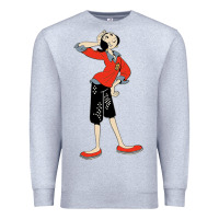 Heather Grey olive oyl art Premium Sweatshirt - tuanDangUi