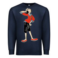 Navy olive oyl art Premium Sweatshirt - tuanDangUi