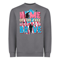 Home Of The Free Because Of The Brave Heavyweight Sweatshirt | Teevron