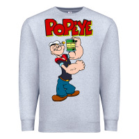 Heather Grey popeye Premium Sweatshirt - tuanDangUi