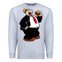 Heather Grey wimpi character popeye Premium Sweatshirt - tuanDangUi