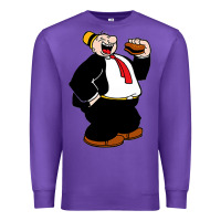 Purple wimpi character popeye Premium Sweatshirt - tuanDangUi