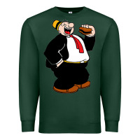 Sports Green wimpi character popeye Premium Sweatshirt - tuanDangUi
