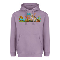 Lavender Wild About Fall Coyote Heavyweight Hoodie - LillyAllenDesigns