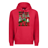 Cardinal tis the season skeleton snowboard Premium Hoodie - FaDigitalArtStudio