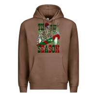 Chestnut tis the season skeleton snowboard Premium Hoodie - FaDigitalArtStudio