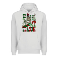 Tis The Season Skeleton Snowboard Premium Hoodie | Teevron