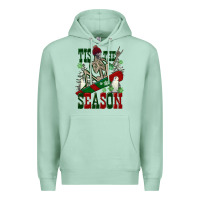 Seafoam tis the season skeleton snowboard Premium Hoodie - FaDigitalArtStudio