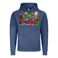 Vintage Denim christmas medical assistant Vintage Hoodie - texasbilliewilder