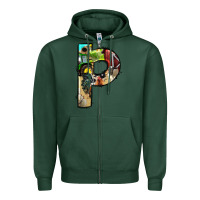 Sports Green farm life alphabet lowercase letters p Zipper Hoodie - BundleAndBundleShop