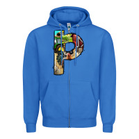 True Royal farm life alphabet lowercase letters p Zipper Hoodie - BundleAndBundleShop