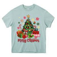 Arona merry christmas tree with gift box Heavy Core Tee - MaliasSmallBusiness