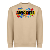 Mushroom Advocate Autism Heavyweight Sweatshirt - FaDigitalArtStudio