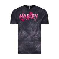 Cloud Black Personalized Pink Cancer Themed Name Vintage Tee - NancyCooperArtShop