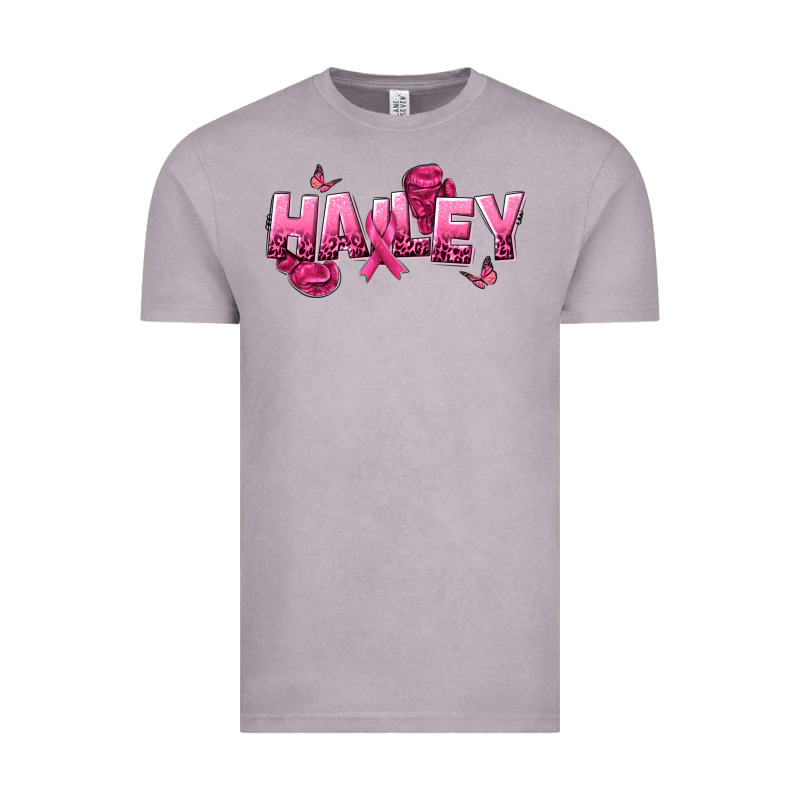 Personalized Pink Cancer Themed Name Vintage Tee by NancyCooperArtShop | Teevron