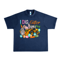 Navy I dig Easter Day Urban Heavy Tee - NancyCooperArtShop