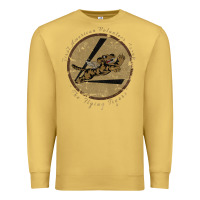 Flying Tigers Squadron Wwii Leather Patch Design Premium Sweatshirt | Teevron