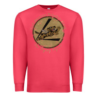 Cardinal flying tigers squadron wwii leather patch design Premium Sweatshirt - tuanDangUi