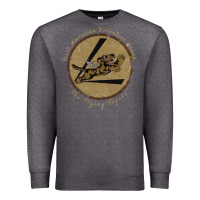 Charcoal Heather flying tigers squadron wwii leather patch design Premium Sweatshirt - tuanDangUi